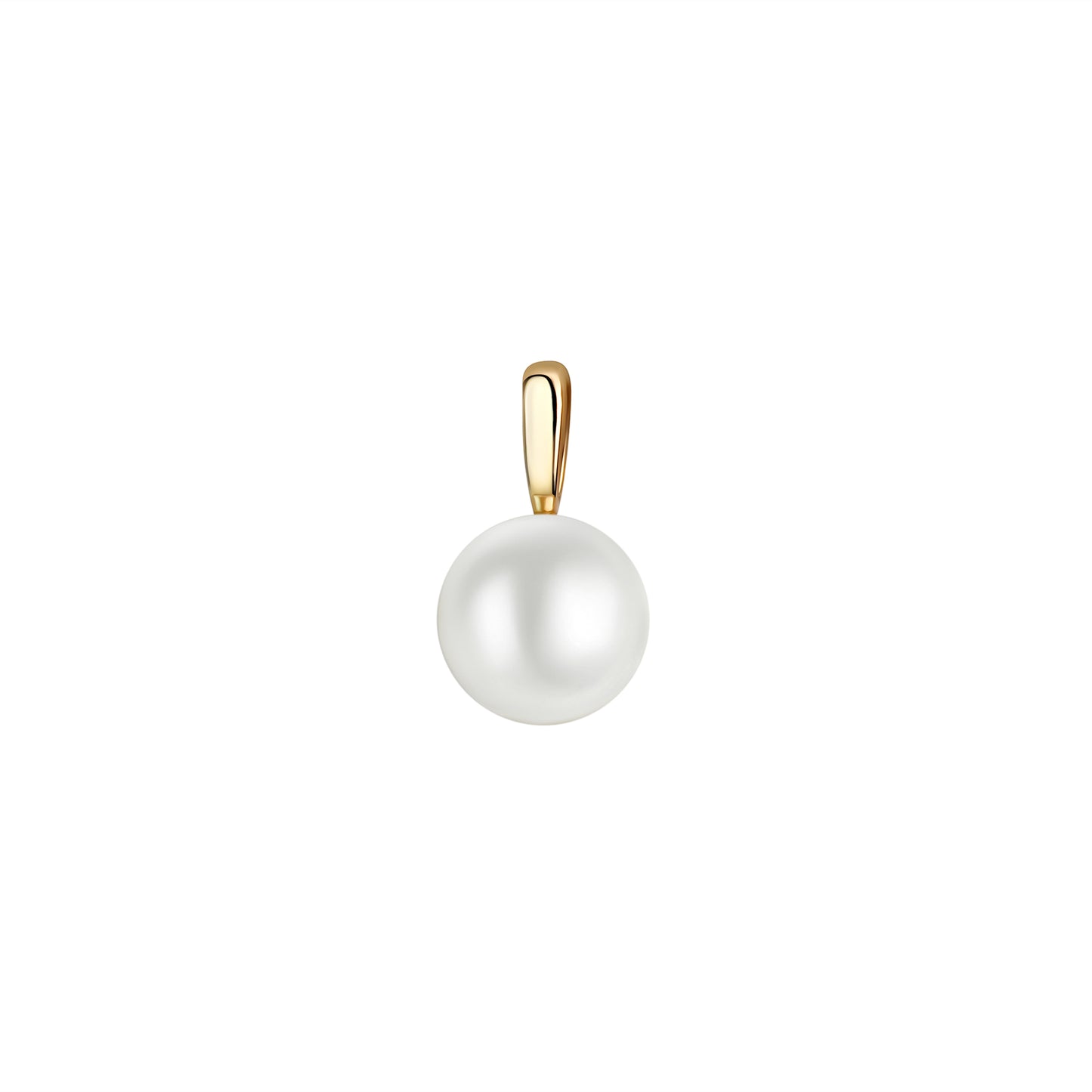 Anhänger 375/- Gelbgold glanz 1 Süßwasserperle