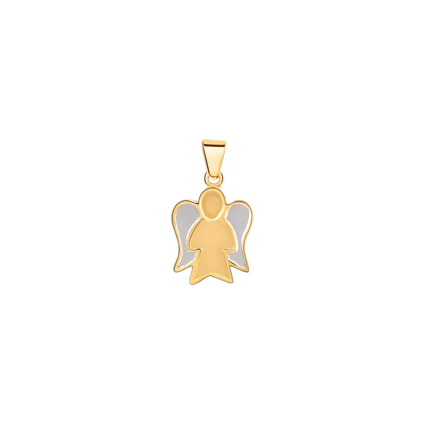 Anhänger 333/- Gelbgold bicolor Engel
