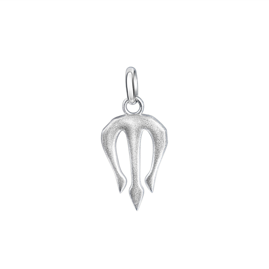 Anhänger 925/- Sterling Silber rhodiniert Dreizack