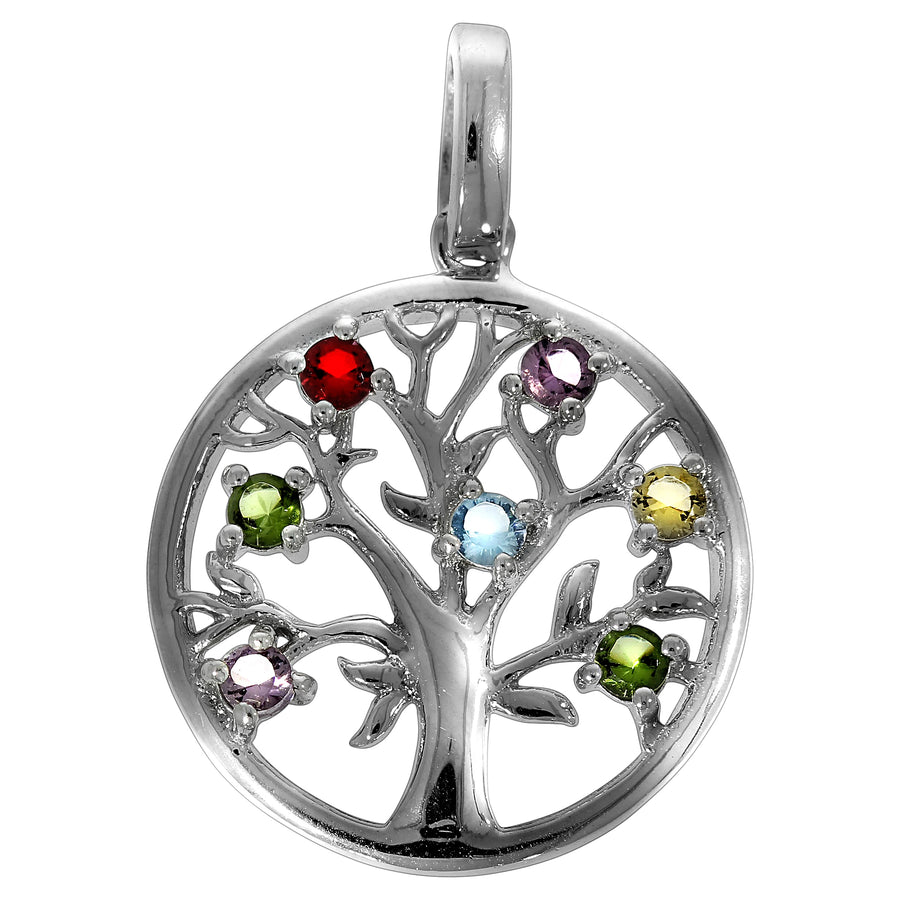 Anhänger 925 Silber Lebensbaum