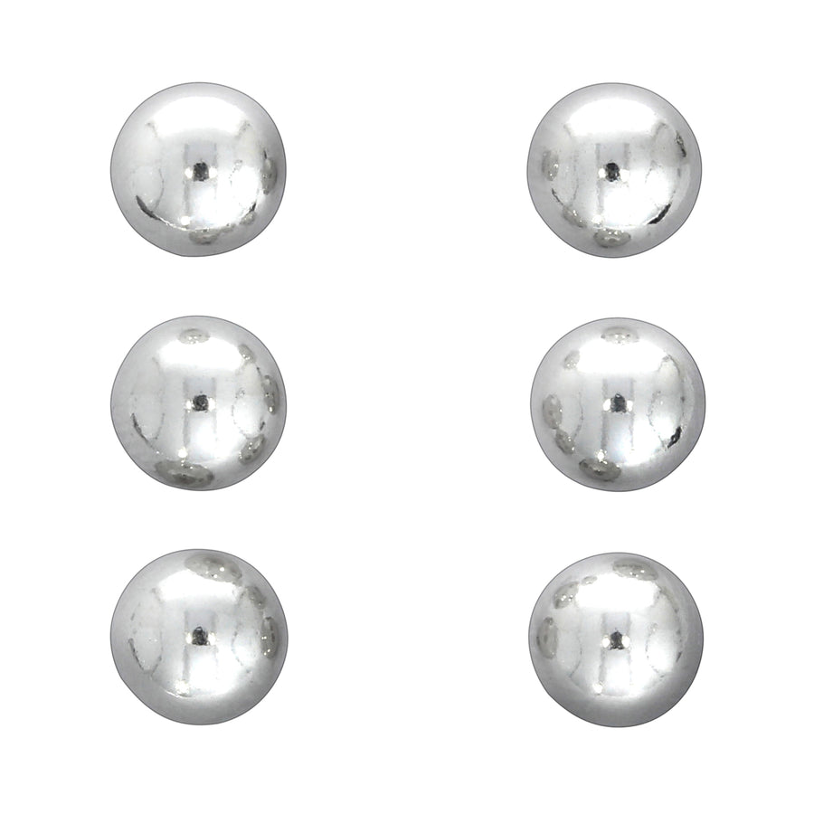 Ohrstecker 925 Silber 3 Paar