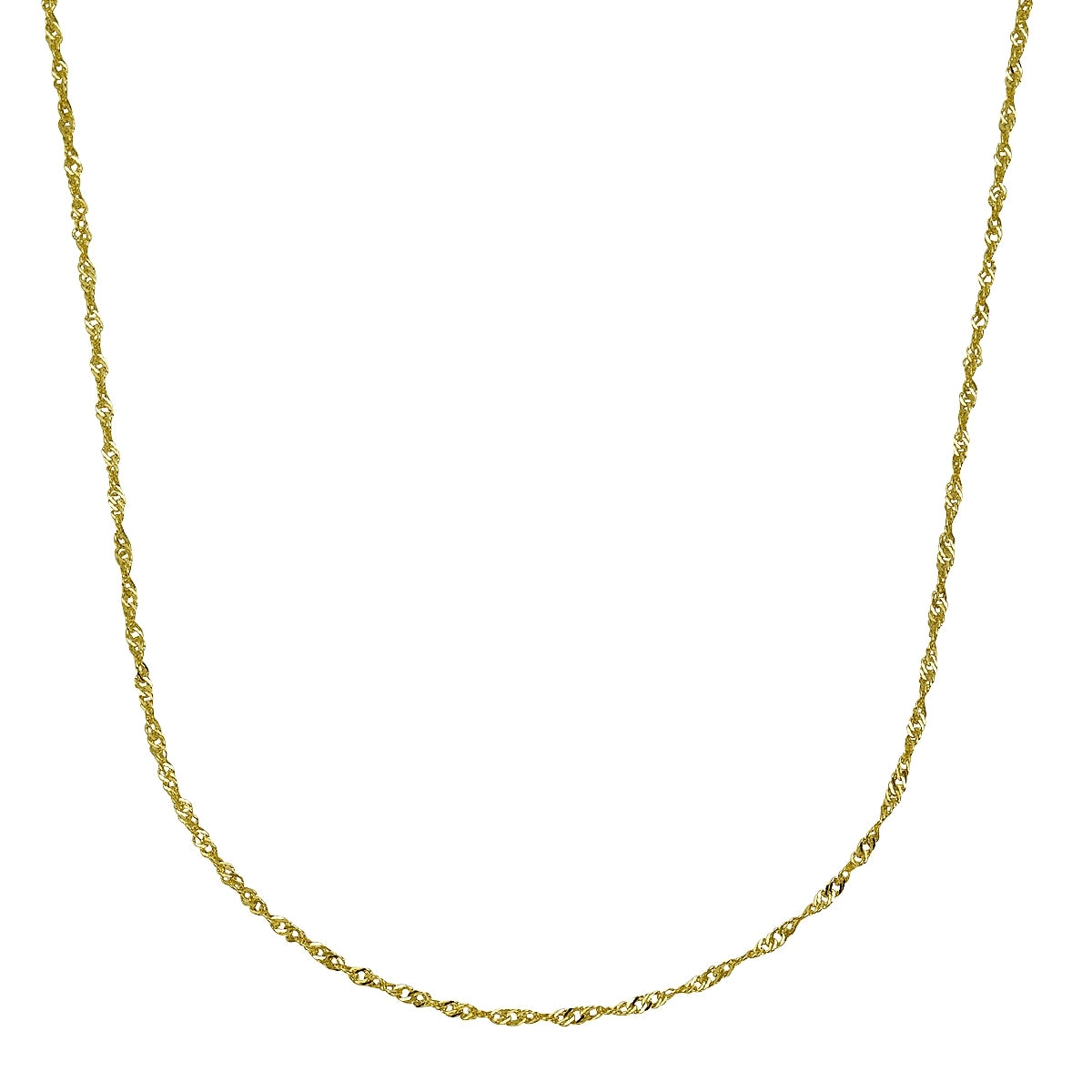 Collier 585 Gold Singapurkette 45cm