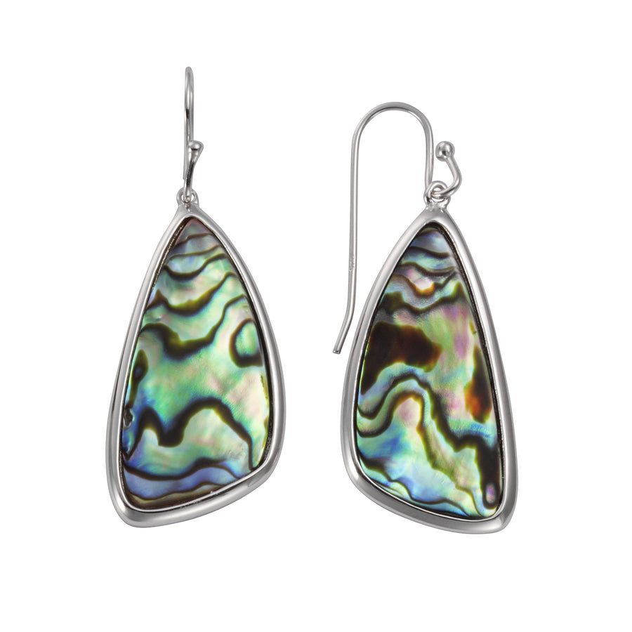 Ohrhänger 925 Silber rhodiniert Abalone