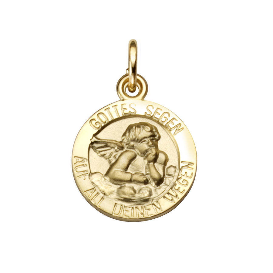 Anhänger 333 Gold Motiv Engel