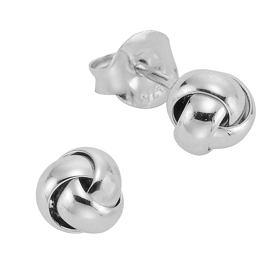 Ohrstecker 925 Silber Knoten