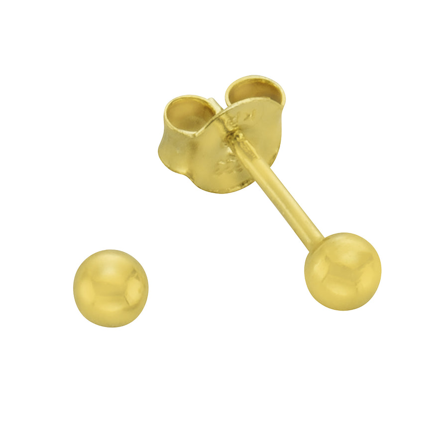Ohrstecker Gold Kugel