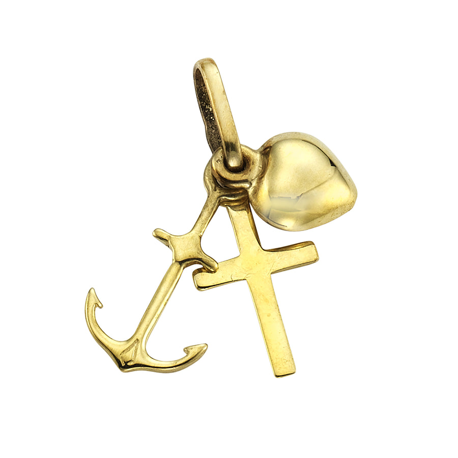 Anhänger 333 Gold Glaube Liebe Hoffnung