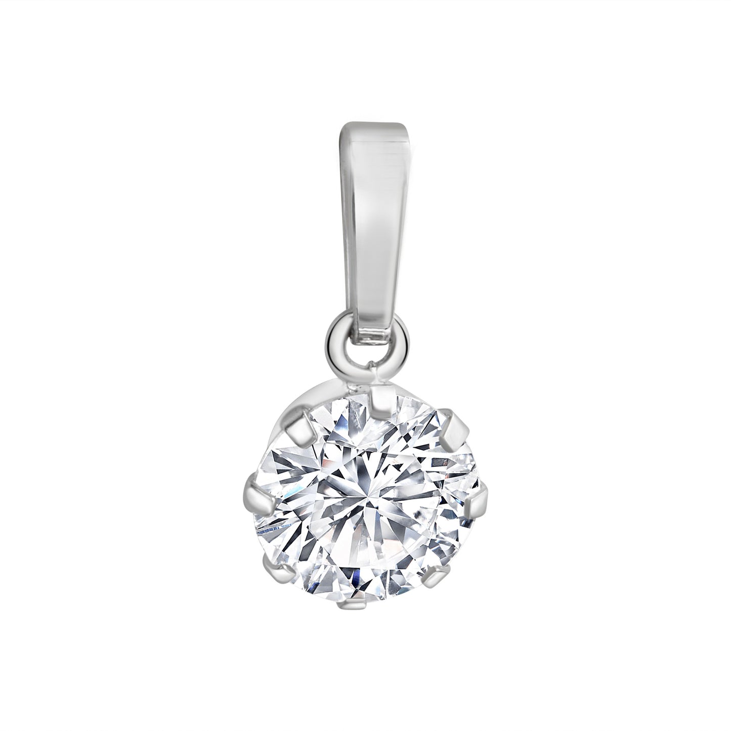 Anhänger Silber 925 rhodiniert Zirkonia