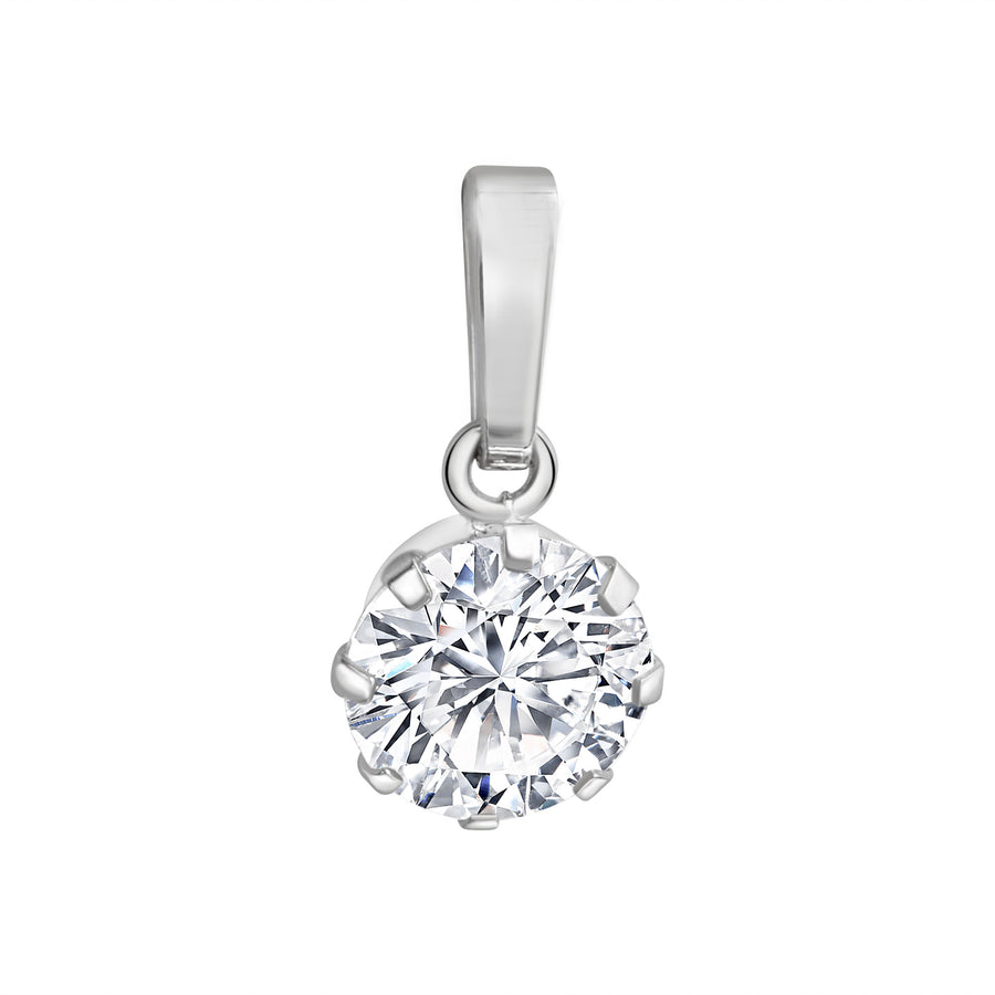 Anhänger Silber 925 rhodiniert Zirkonia