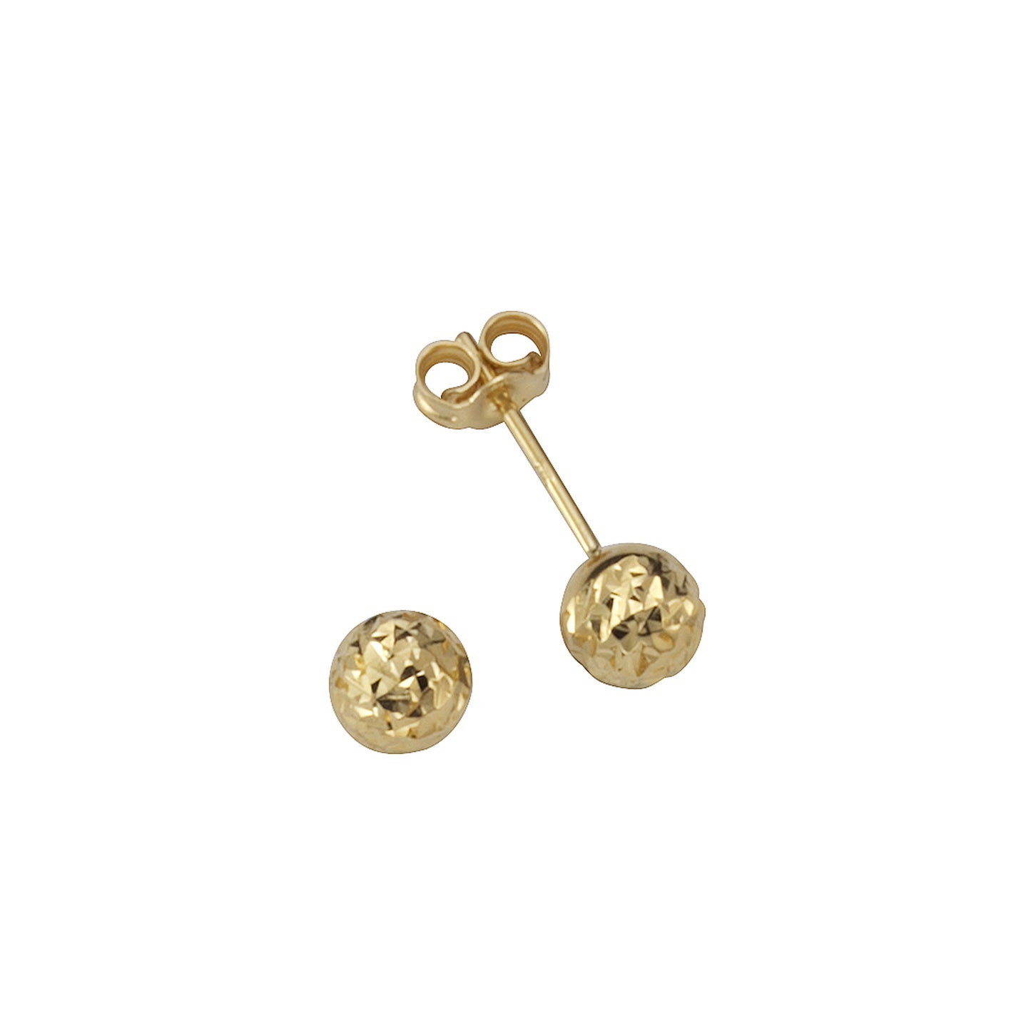 Ohrstecker 375 Gold 4mm Durchmesser