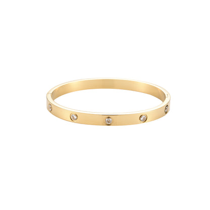 Diamond Spread Edelstahl Armreif