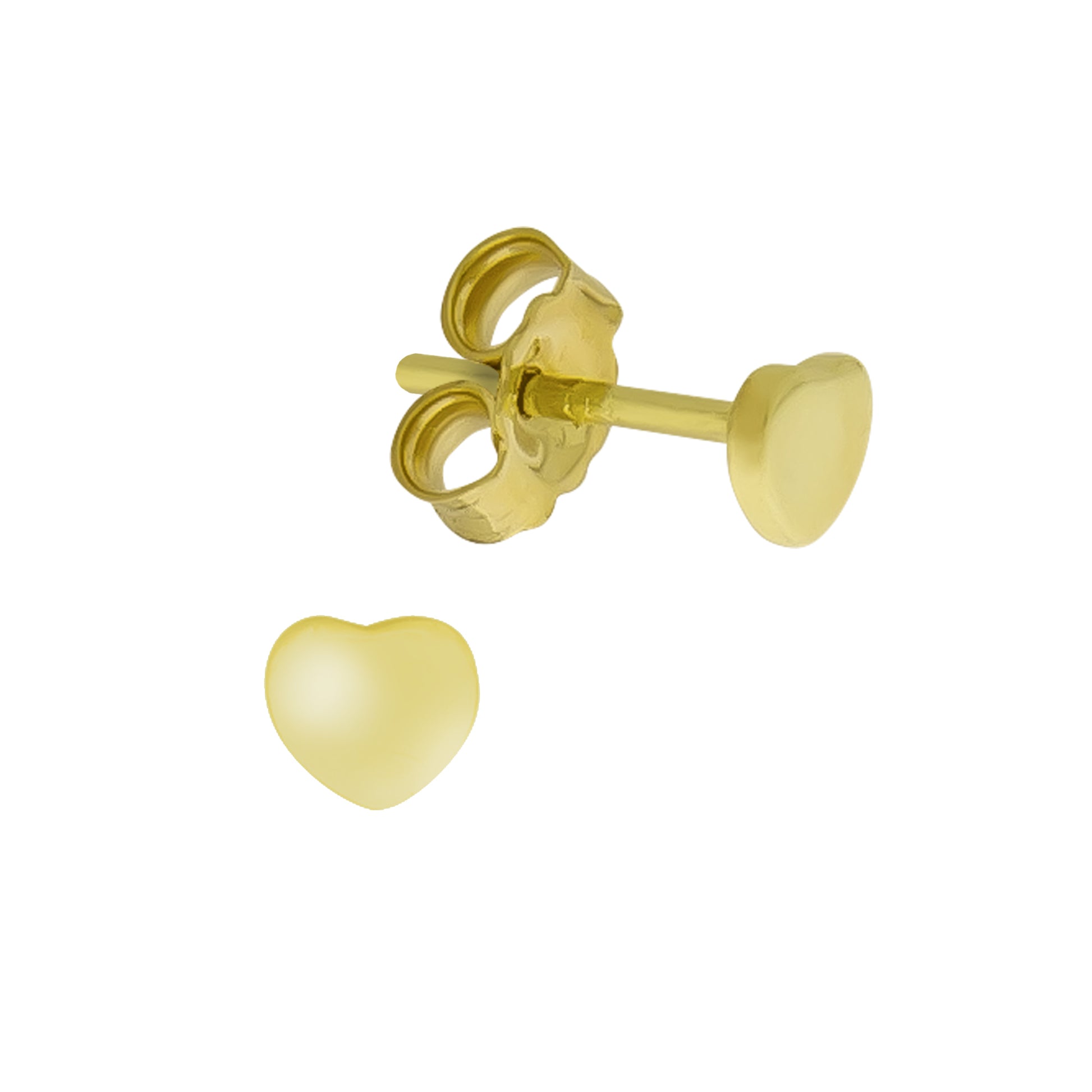 Ohrstecker 333 Gelbgold Motiv Herz