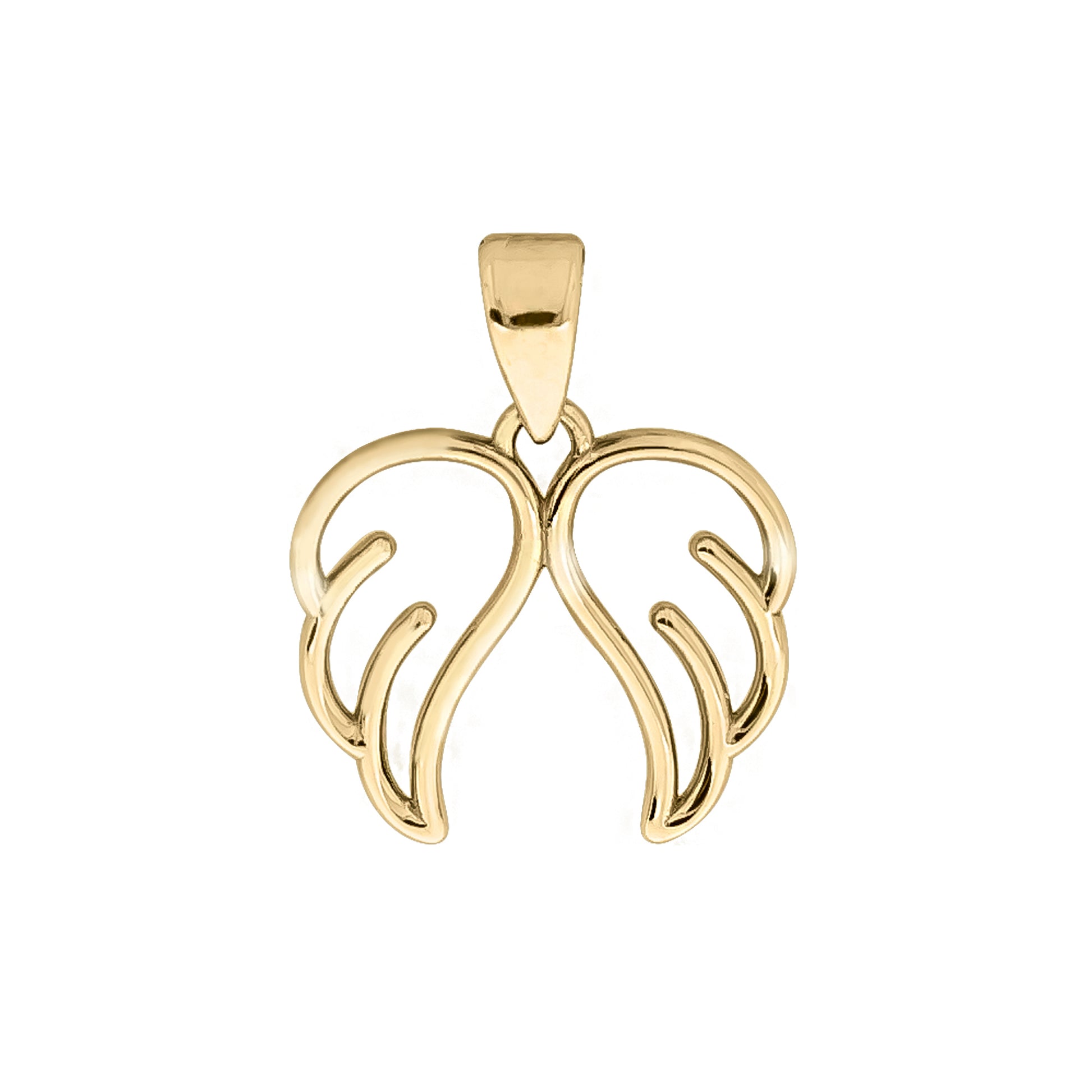Anhänger 375 Gelbgold Motiv Engelsflügel