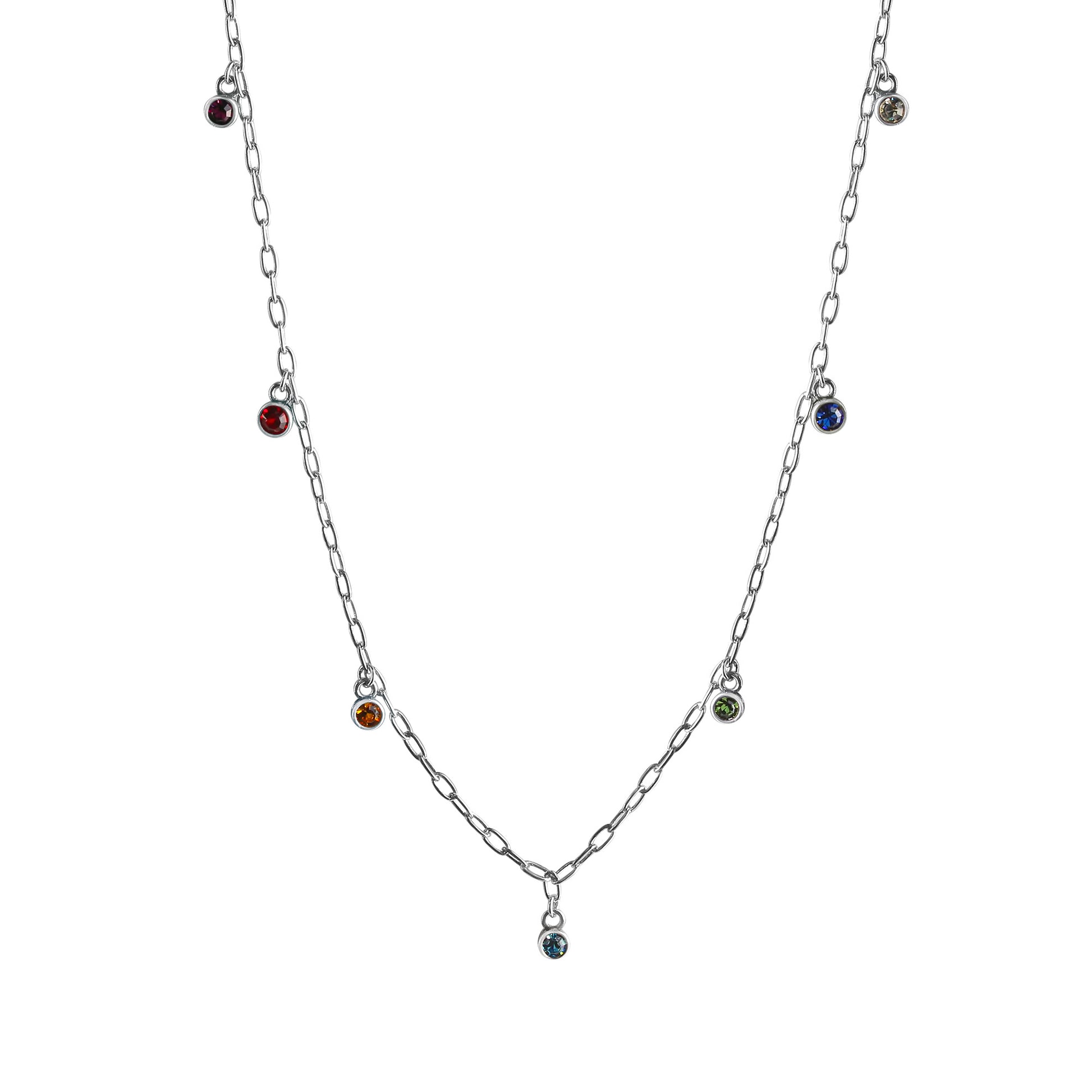 Collier 925-Sterling Silber rhodiniert
