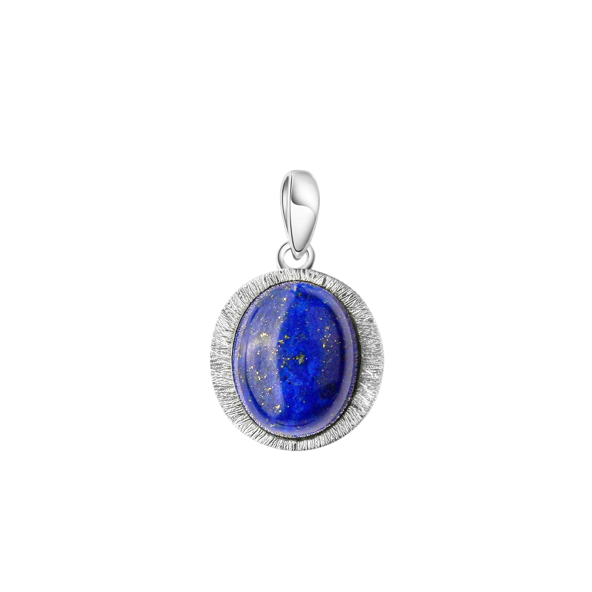 Anhänger 925-Sterling Silber rhodiniert Lapislazuli