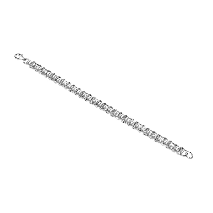 Armband 925/- Sterling Silber weiß Etruskerarmband