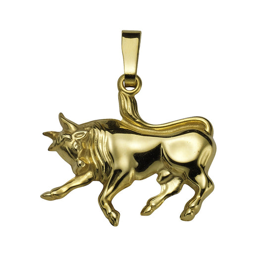Anhänger Sternzeichen Stier 585/- Gelbgold glanz