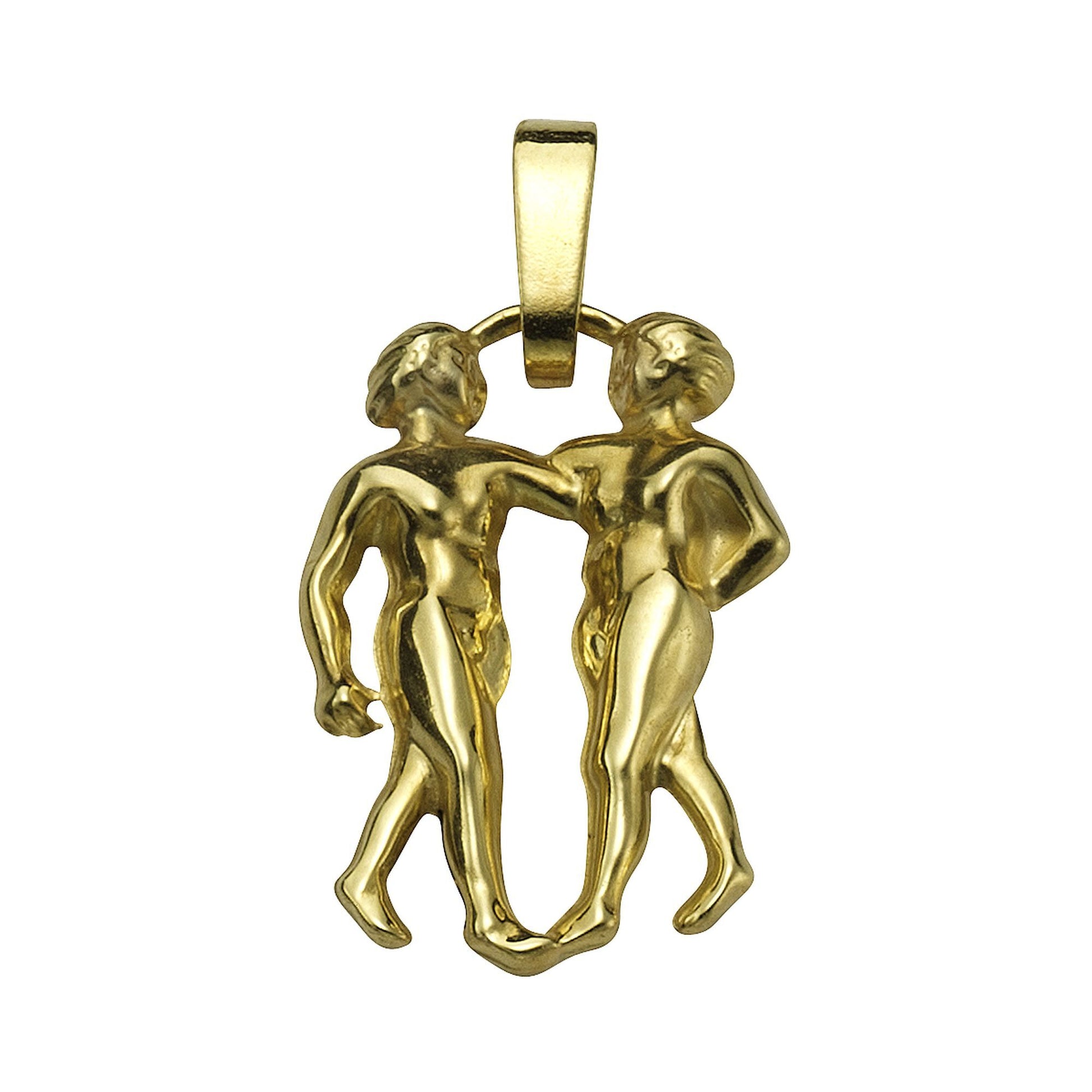 Anhänger Sternzeichen Zwillinge 585/- Gelbgold glanz