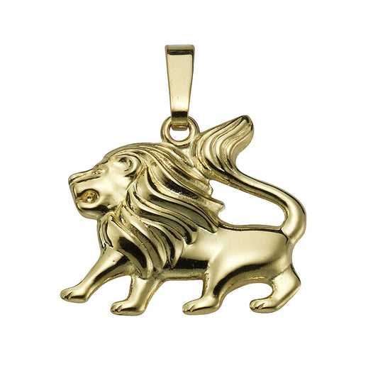 Anhänger Sternzeichen Löwe 585/- Gelbgold glanz