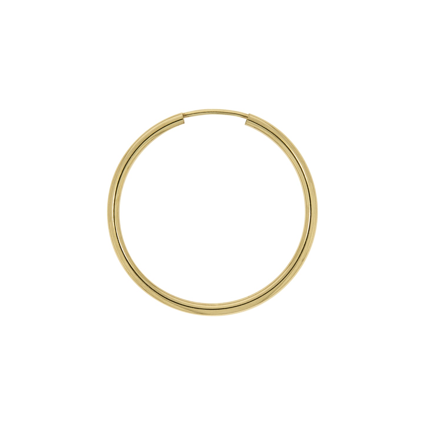 Creolen 585/- Gelbgold glanz 30mm