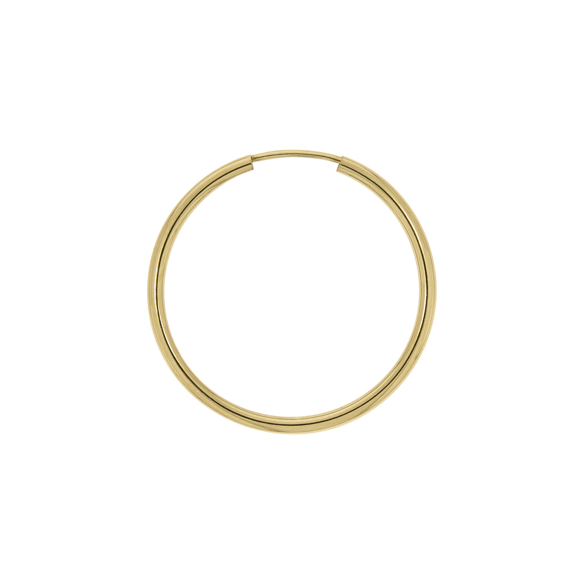 Creolen 585/- Gelbgold glanz 30mm