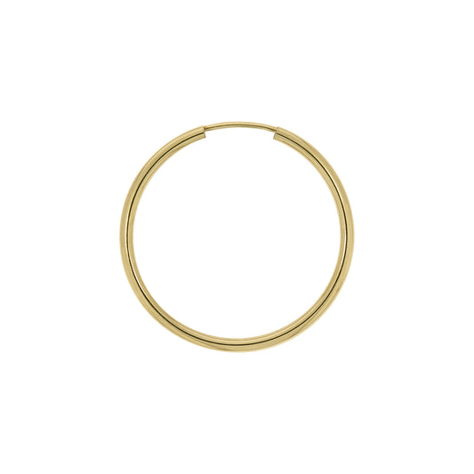 Creolen 585/- Gelbgold glanz 30mm