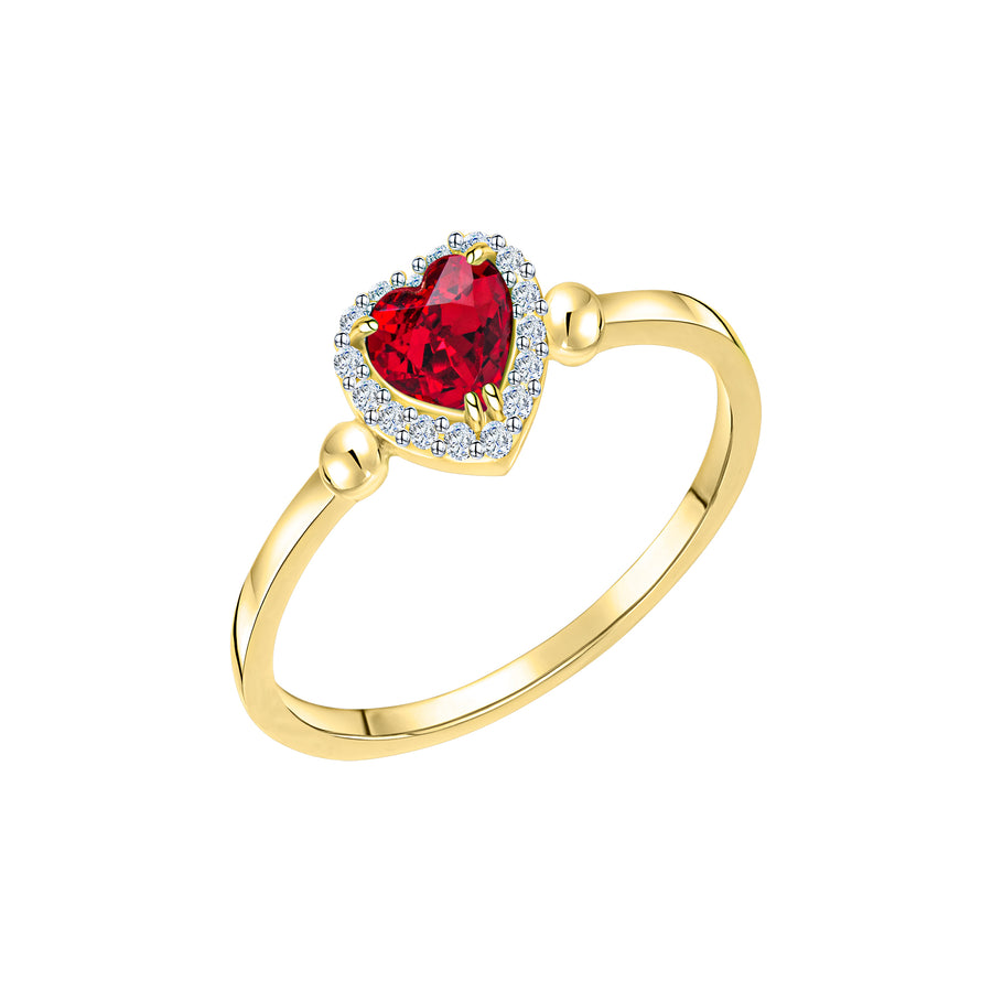 Tessa Ring – 375 Gold bicolor mit Zirkonia