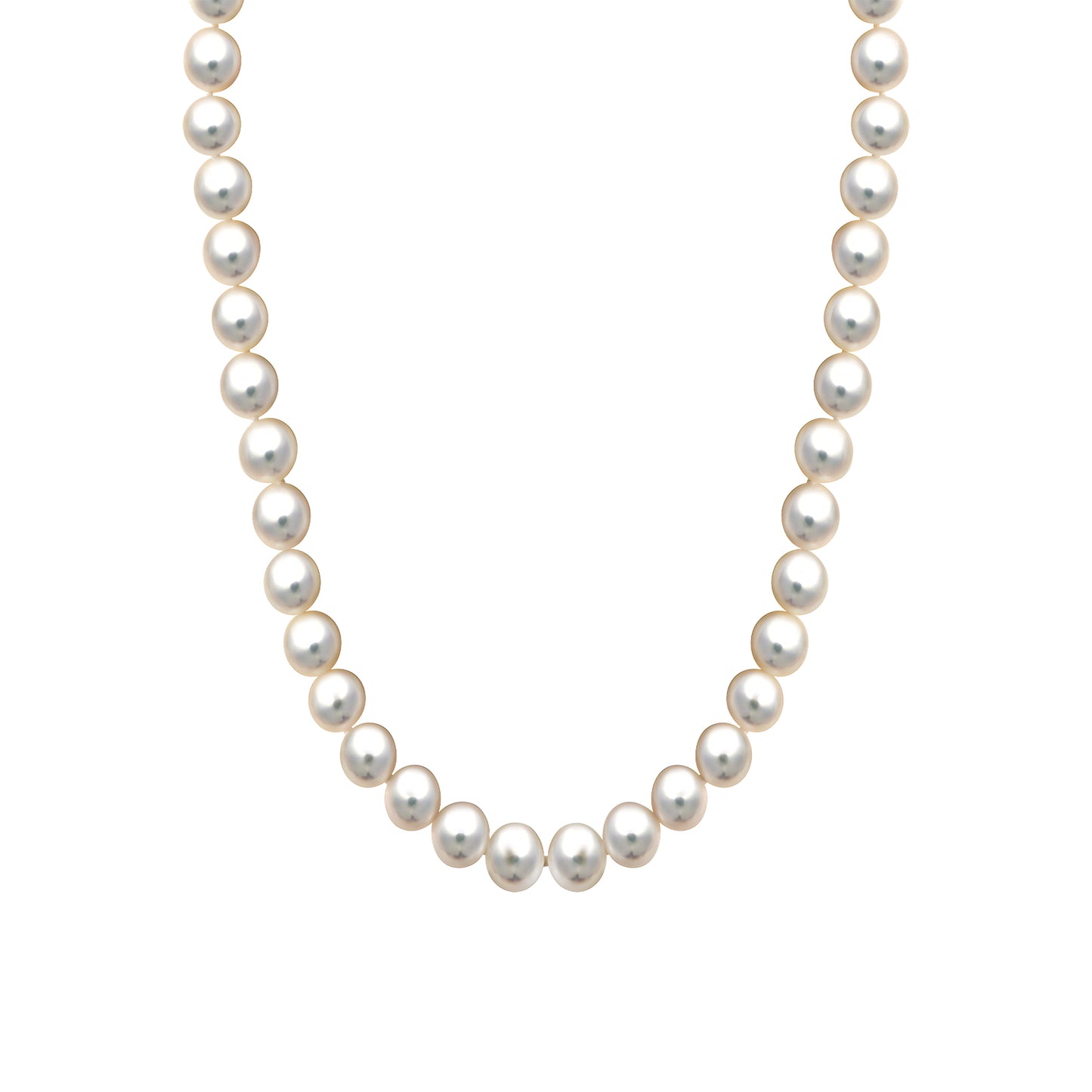 Collier 375/- Gelbgold Süßwasserzuchtperle 6,5-7mm