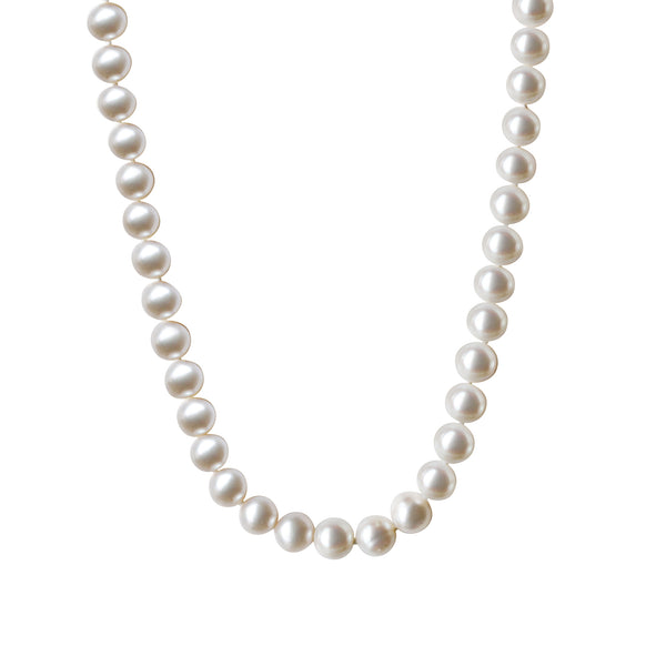 Collier 375/- Gelbgold Süßwasserzuchtperle 7,5-8mm