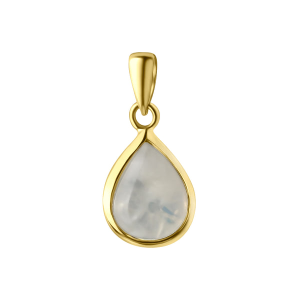 Anhänger 375/- Gelbgold Mondstein