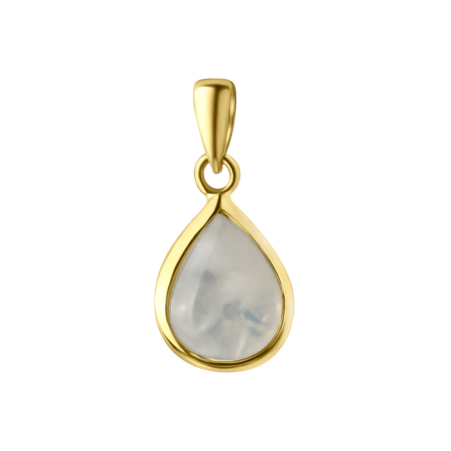 Anhänger 375/- Gelbgold Mondstein