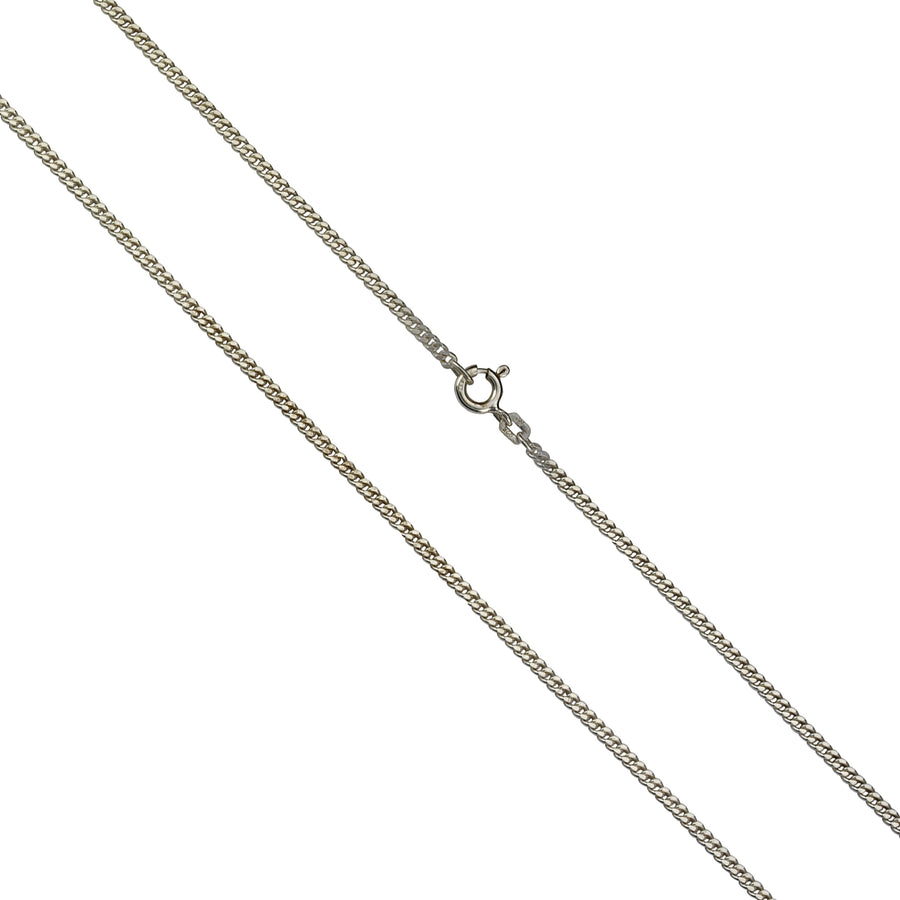 Kette 925/- Sterling Silber Panzerkette diamantiert 80 cm