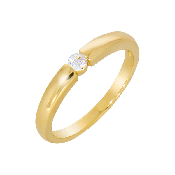Allegra Ring aus 925 Silber vergoldet mit Zirkonia