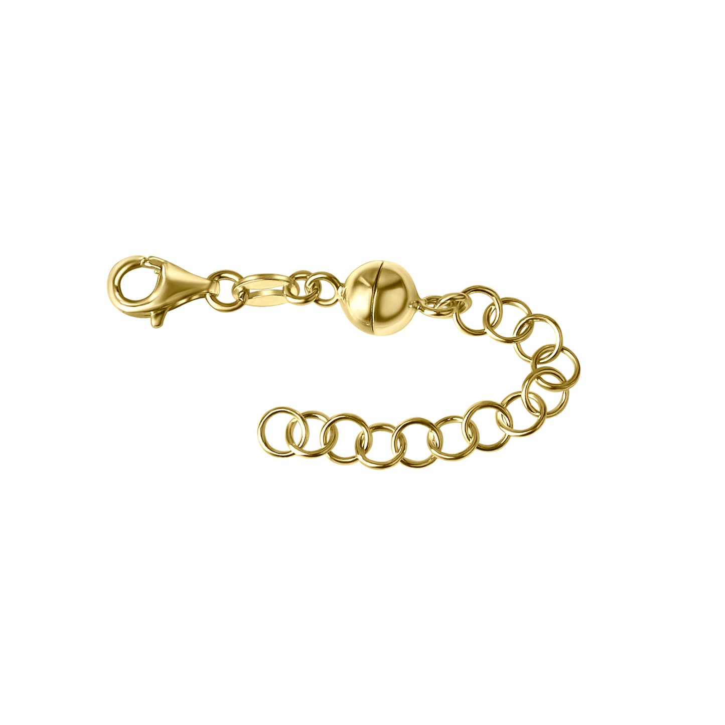 Magnetschließe 925/- Sterling Silber vergoldet