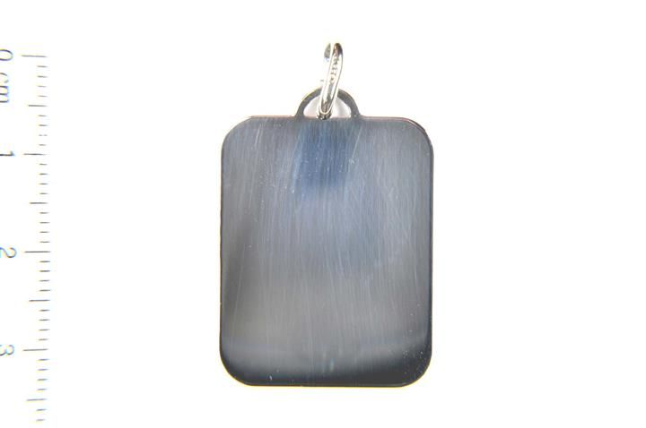 Anhänger 925/- Sterling Silber rhodiniert Silberplatte