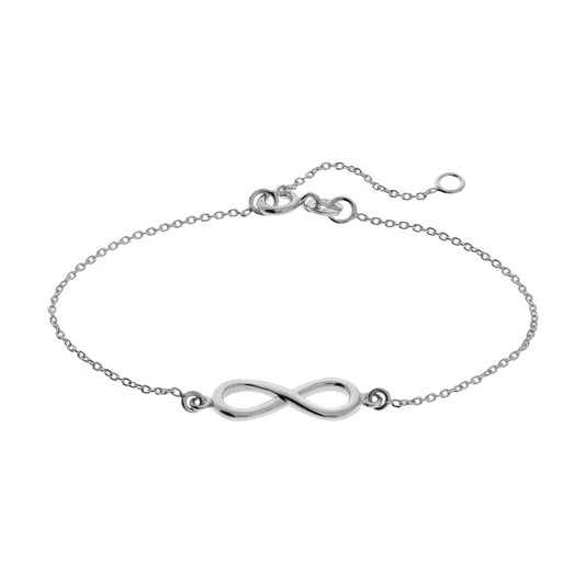 Bracelet 925/- Sterling Silver Infinity