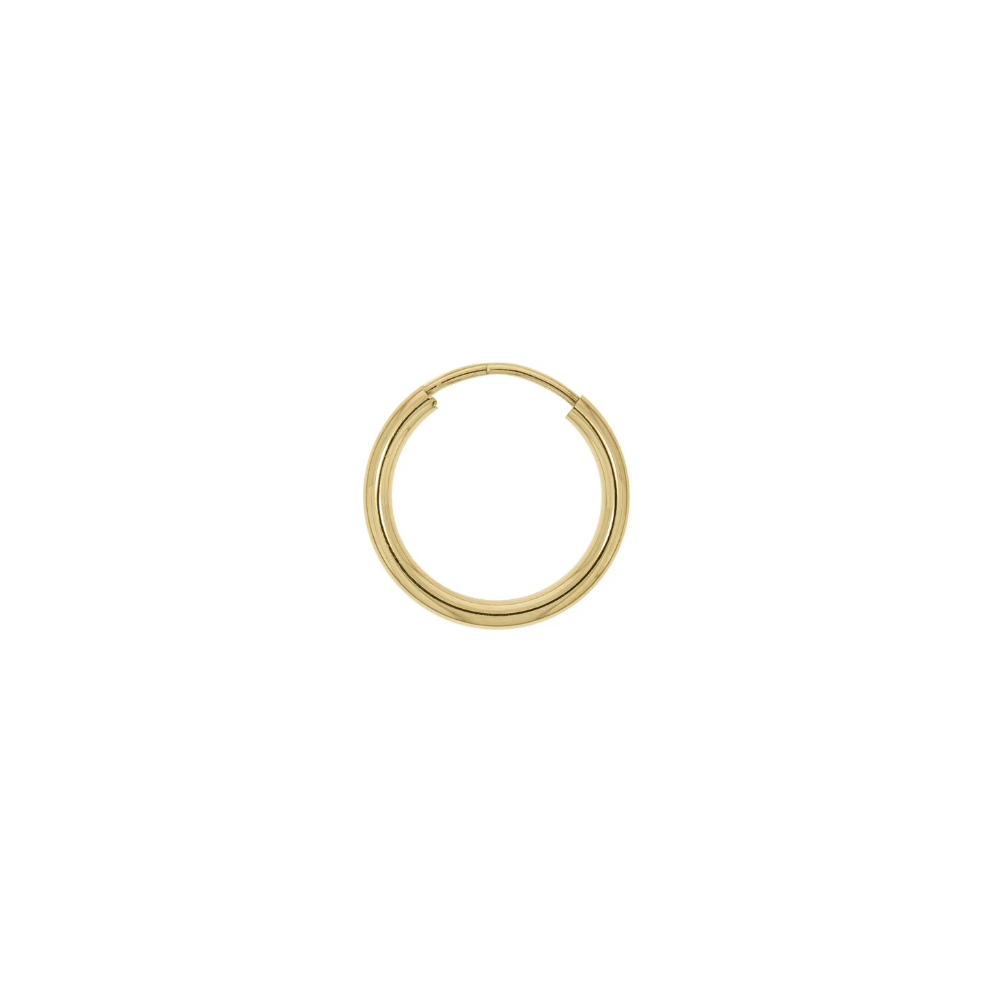 Creolen 585/- Gelbgold glanz 15mm