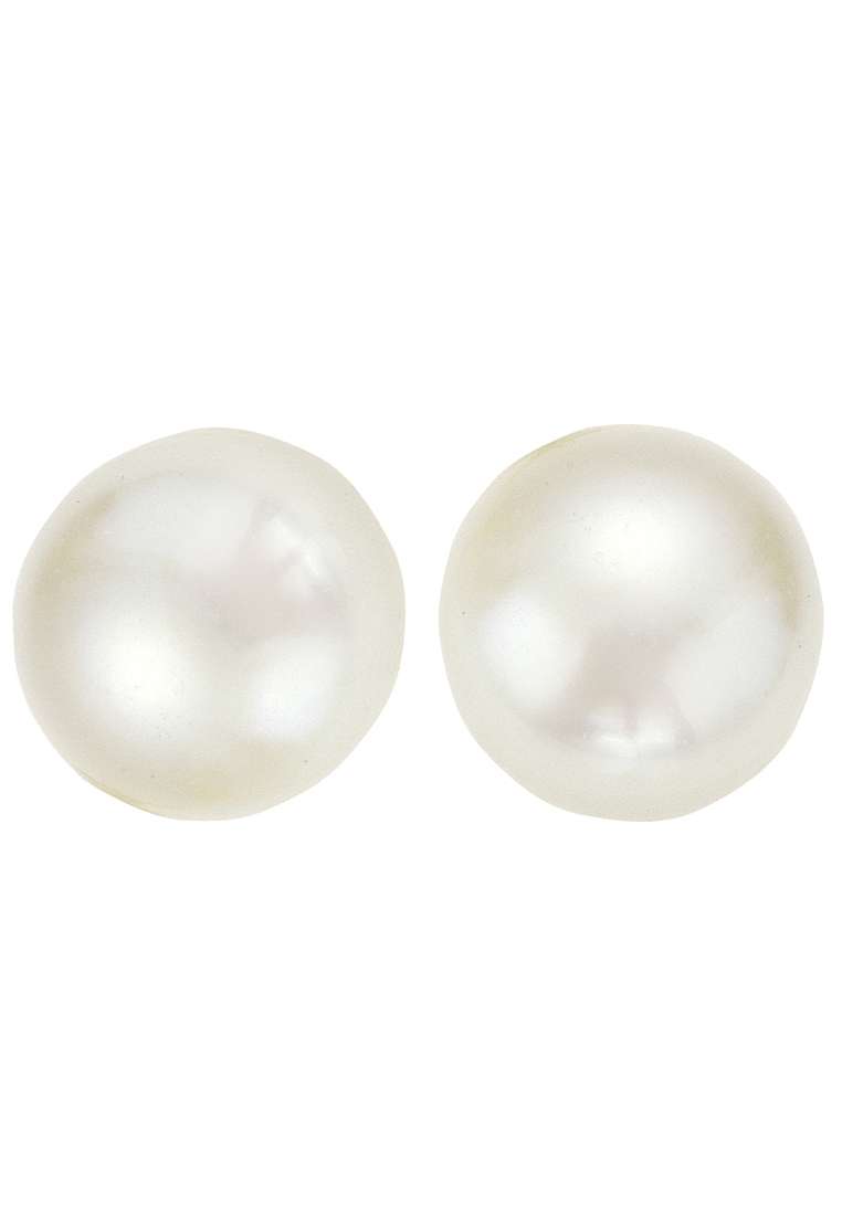 Ohrstecker 585/- Gelbgold Perle glänzend