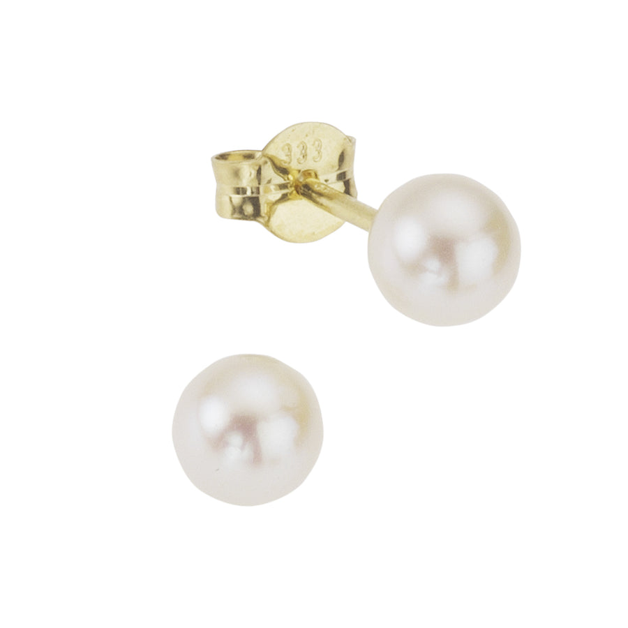 Ohrstecker Gold Perle