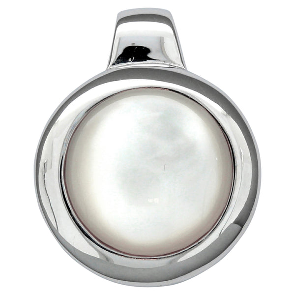 Anhänger 925/- Sterling Silber rhodiniert Perlmutt