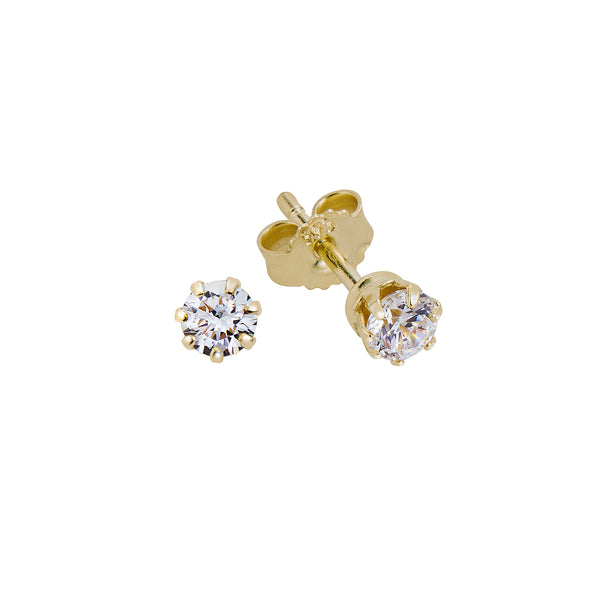 Linda Ohrstecker – Gold mit Zirkonia