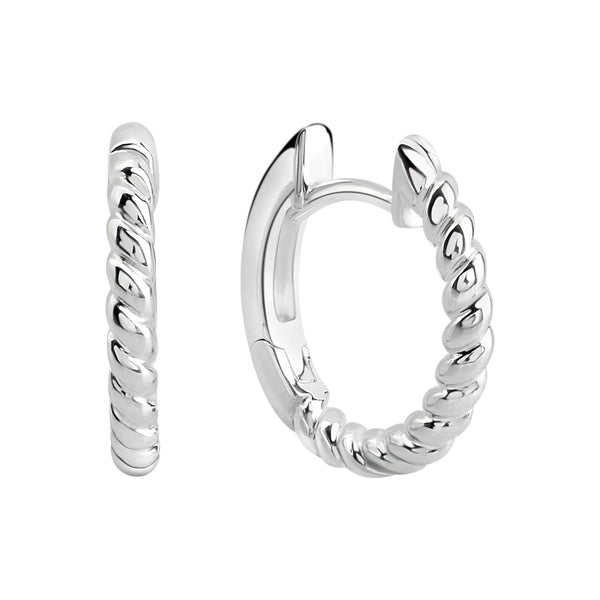 Rita Creolen – 925 Sterlingsilber rhodiniert