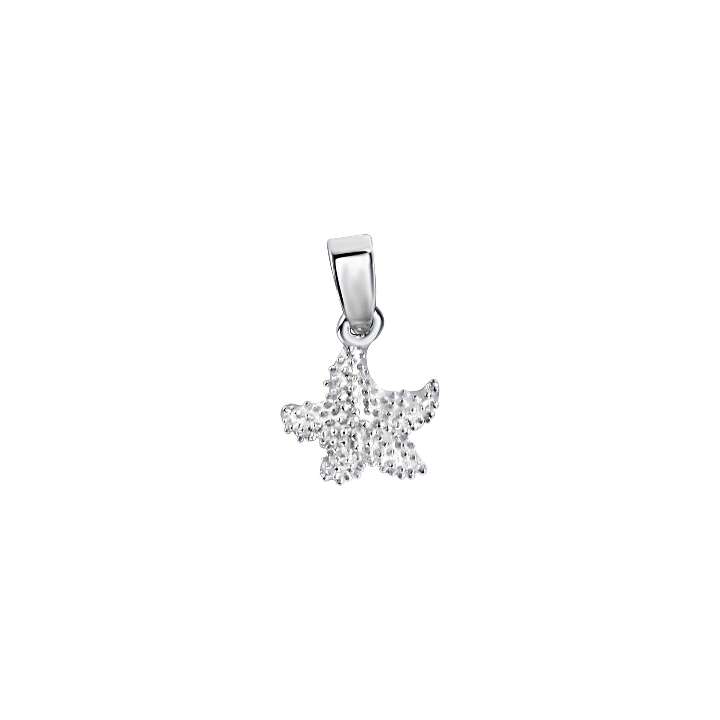 Anhänger 925/- Sterling Silber rhodiniert Seestern