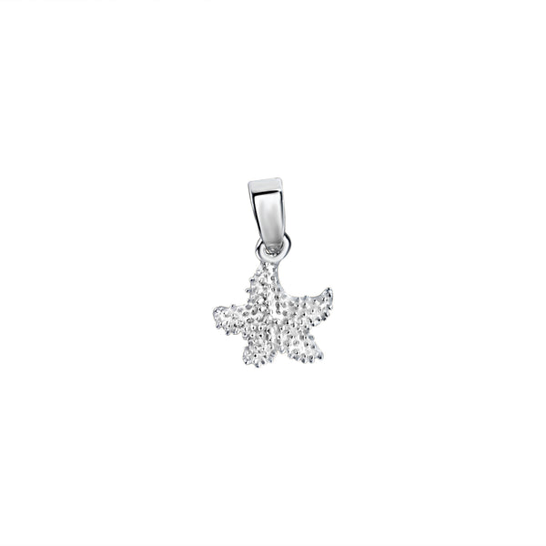 Anhänger 925/- Sterling Silber rhodiniert Seestern