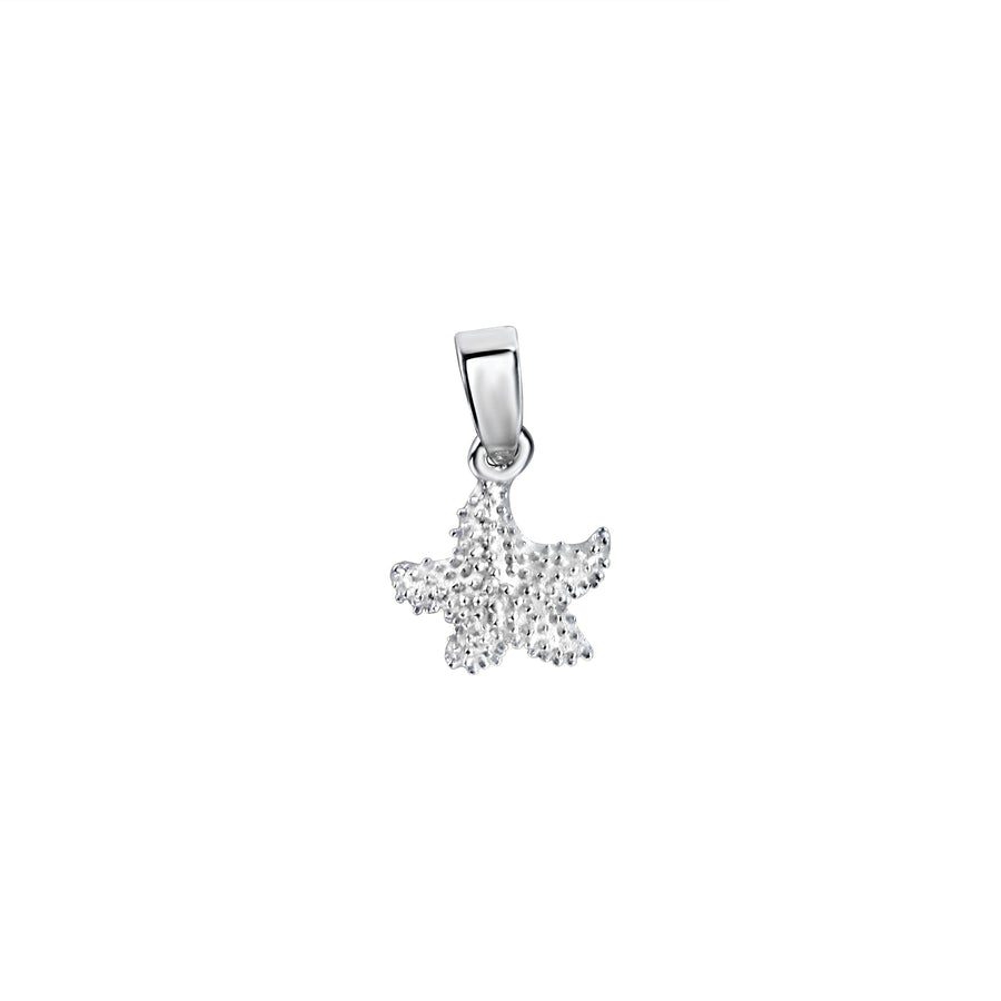 Anhänger 925/- Sterling Silber rhodiniert Seestern