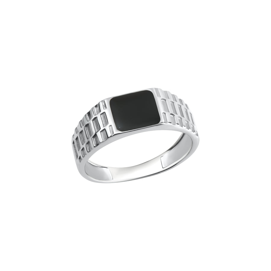 Intreccio Ring – 925 Sterlingsilber rhodiniert