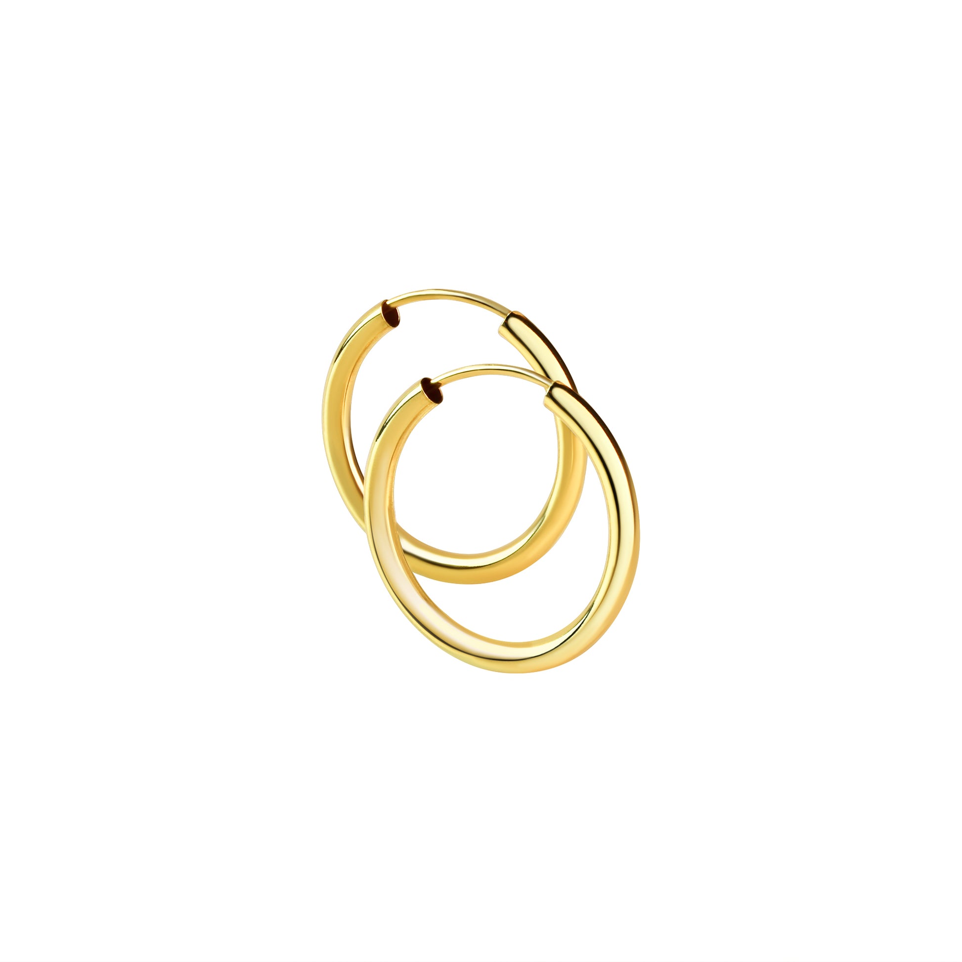 Creolen 925/- Sterling Silber vergoldet 30mm