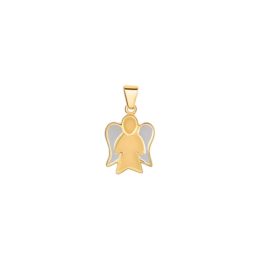 Anhänger 333/- Gelbgold bicolor Engel