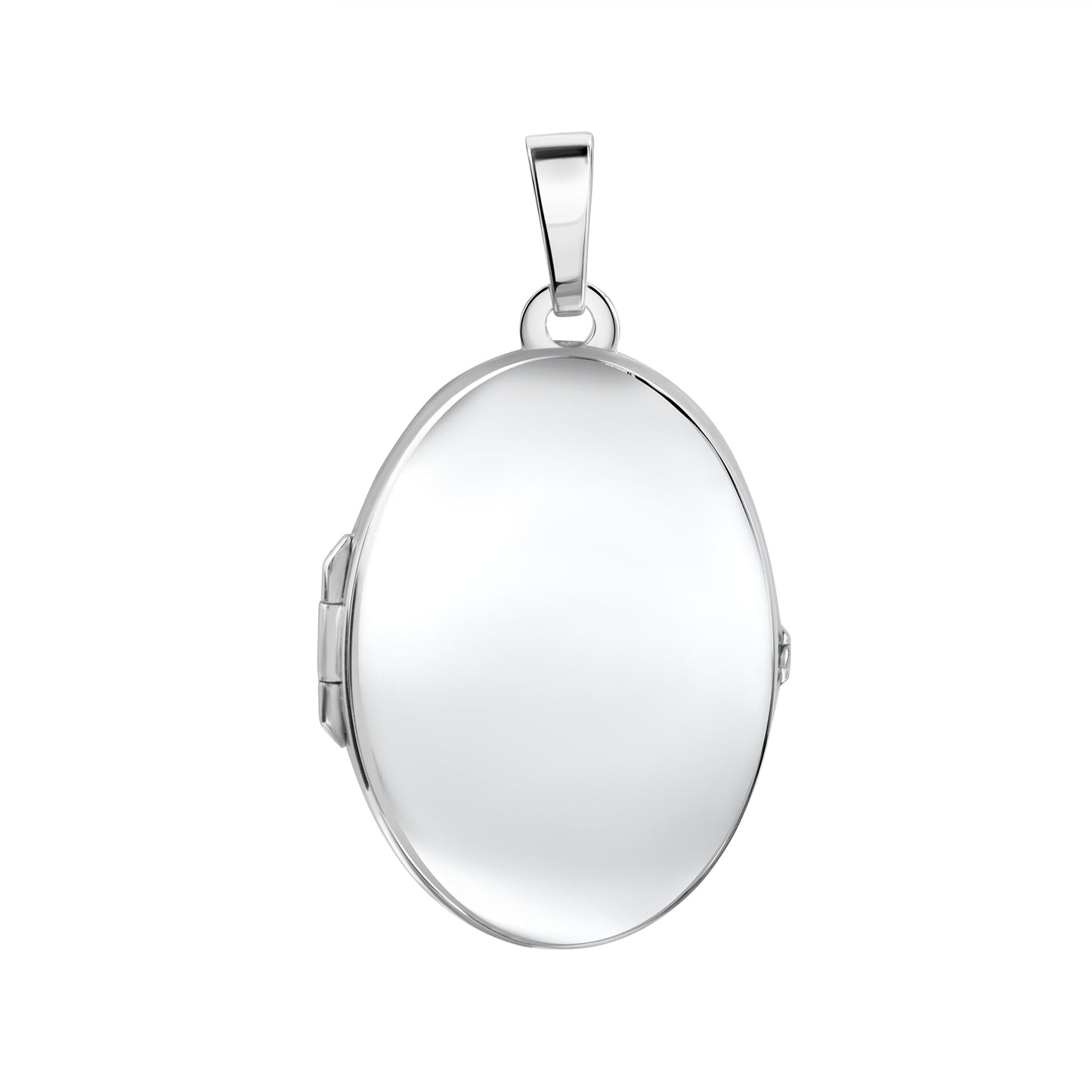 Anhänger 925/- Sterling Silber rhodiniert oval