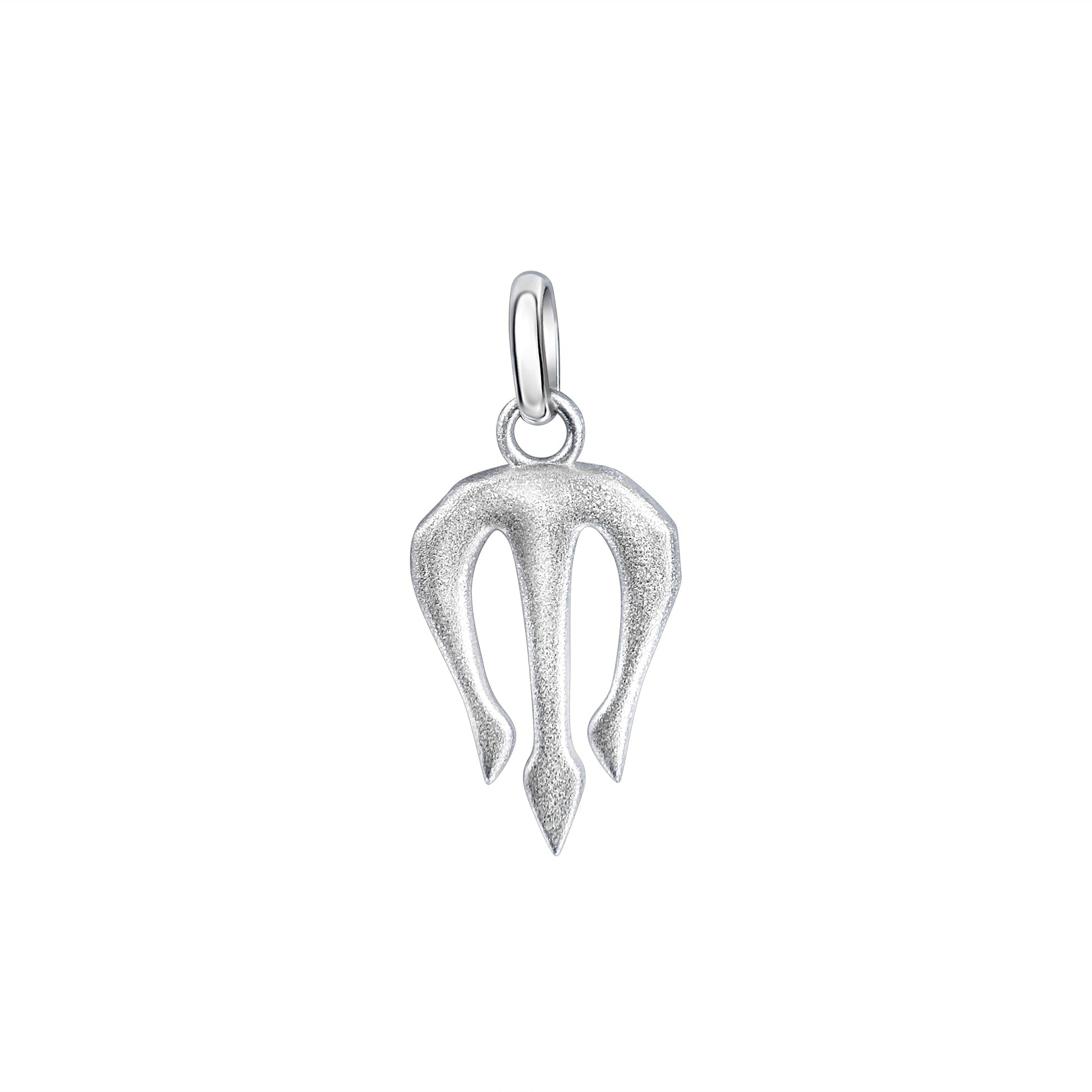Anhänger 925/- Sterling Silber rhodiniert Dreizack